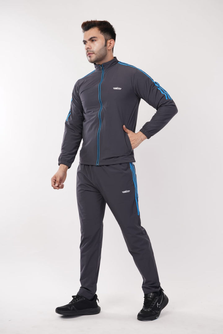 Armsfit Men's Track Suit Set - Full-Zipper Jacket & Track Pants