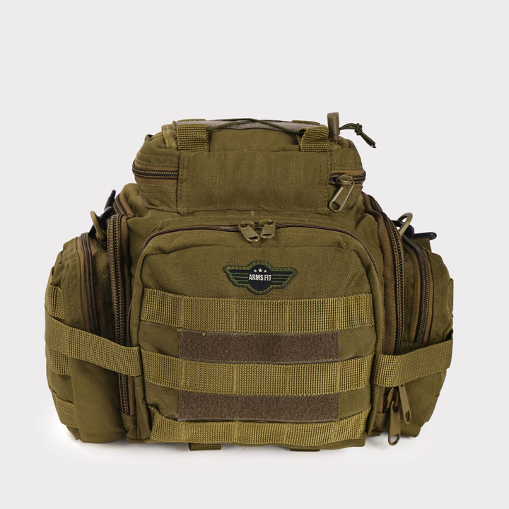 Olive Green Camera Bag by Armsfit – Padded, Compact & Unisex