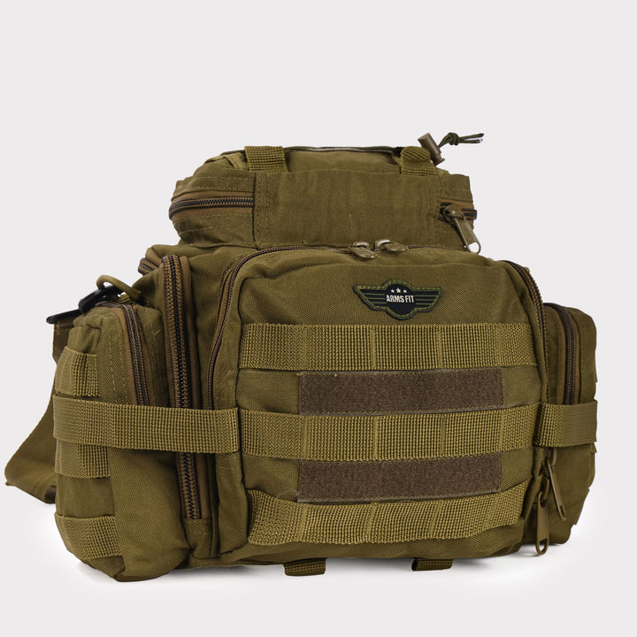 Olive Green Camera Bag by Armsfit – Padded, Compact & Unisex