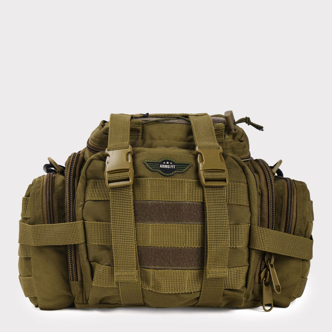 Olive Green Camera Bag by Armsfit – Padded, Compact & Unisex