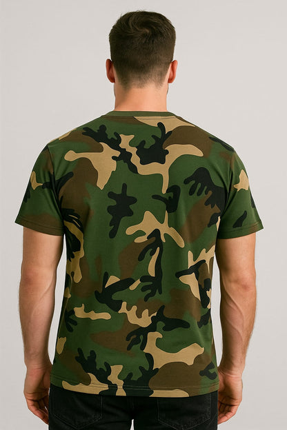Classic Camo Combat T-Shirt (Camouflage) ST-1031