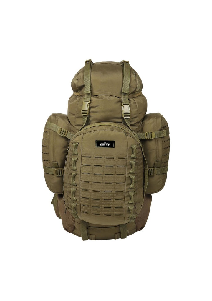 Heavy-Duty Tactical Backpack for Trekking, Hiking & Military Use 105 Liter Army Rucksack
