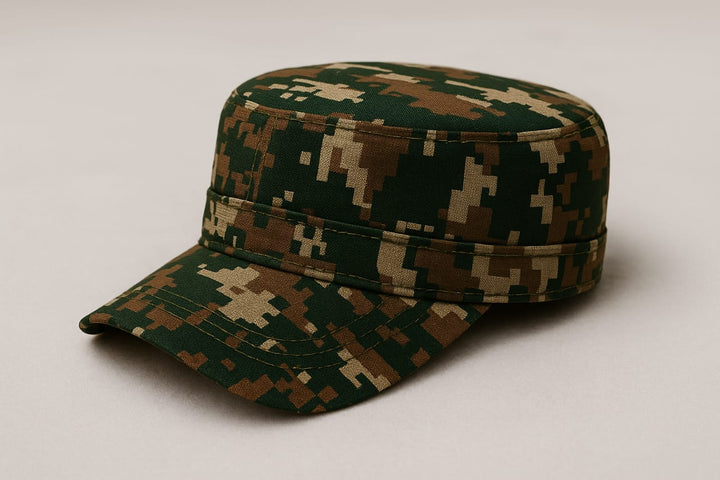 Indian Army Camouflage Bucket Hat – Digital Print Military Style Cap