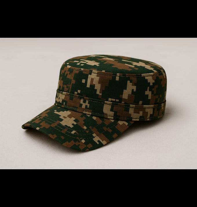 Indian Army Camouflage Bucket Hat – Digital Print Military Style Cap