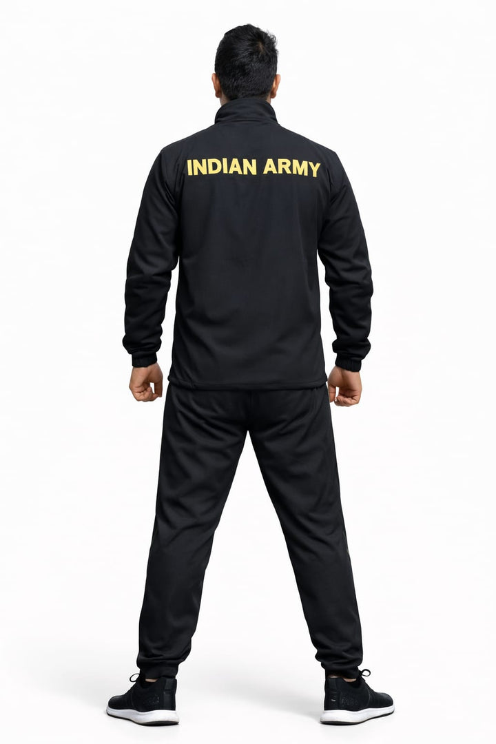Indian Army Style Black Tracksuit