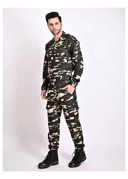 SSB Uniform Set – Official Pattern Combat Dress for Men | Military Grade Fabric (Color - SSB) ST-3002