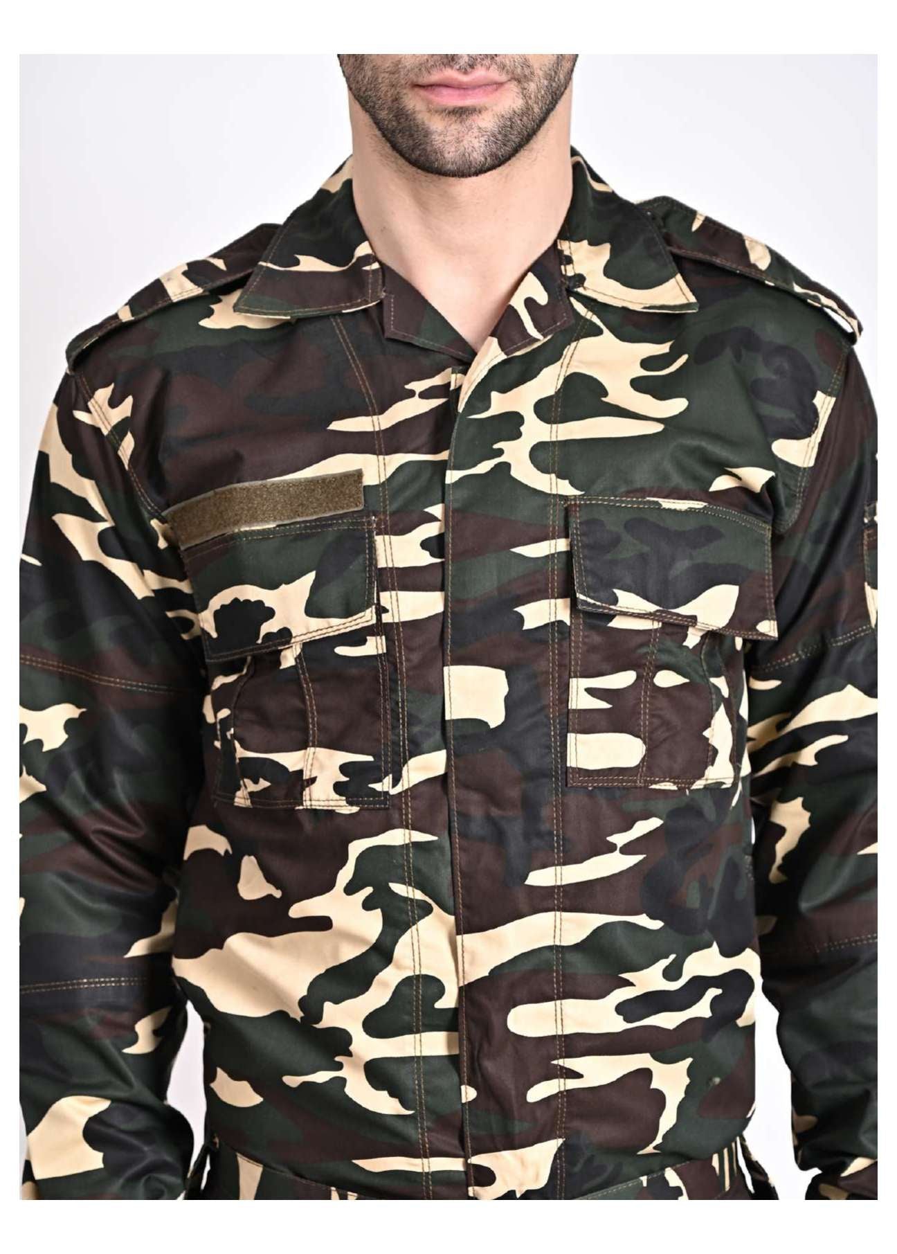 SSB Uniform Set – Official Pattern Combat Dress for Men | Military Grade Fabric (Color - SSB) ST-3002