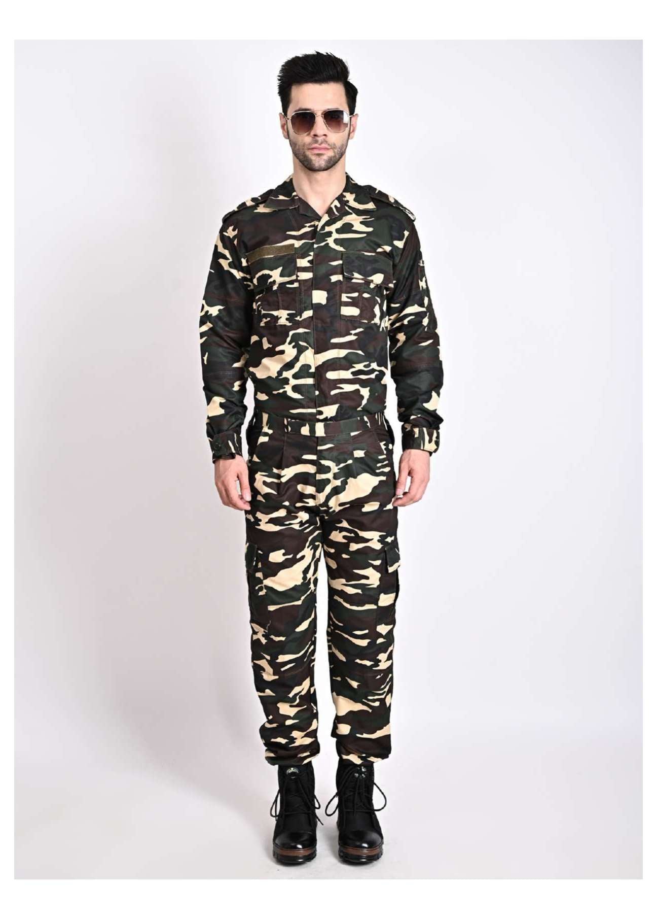 SSB Uniform Set – Official Pattern Combat Dress for Men | Military Grade Fabric (Color - SSB) ST-3002