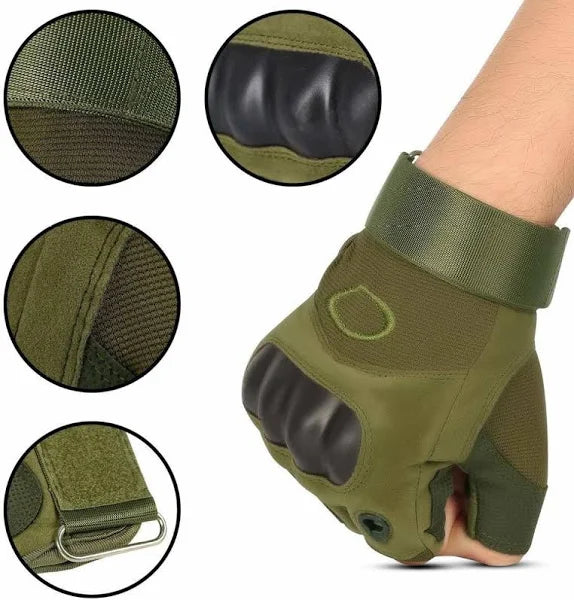 Tactical Gloves for Men – Military Combat Knuckle Protection Gloves